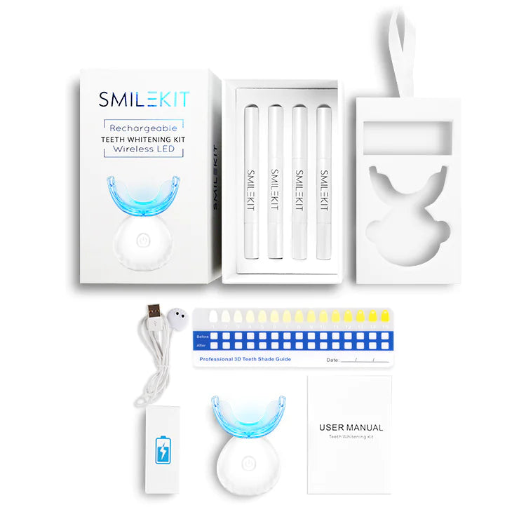 Deento Smile Kit - LED Teeth Whitening Kit